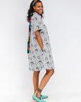 Intermezzo Fitted Short Sleeved Dress