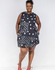 Callisto Patchwork Shift Dress