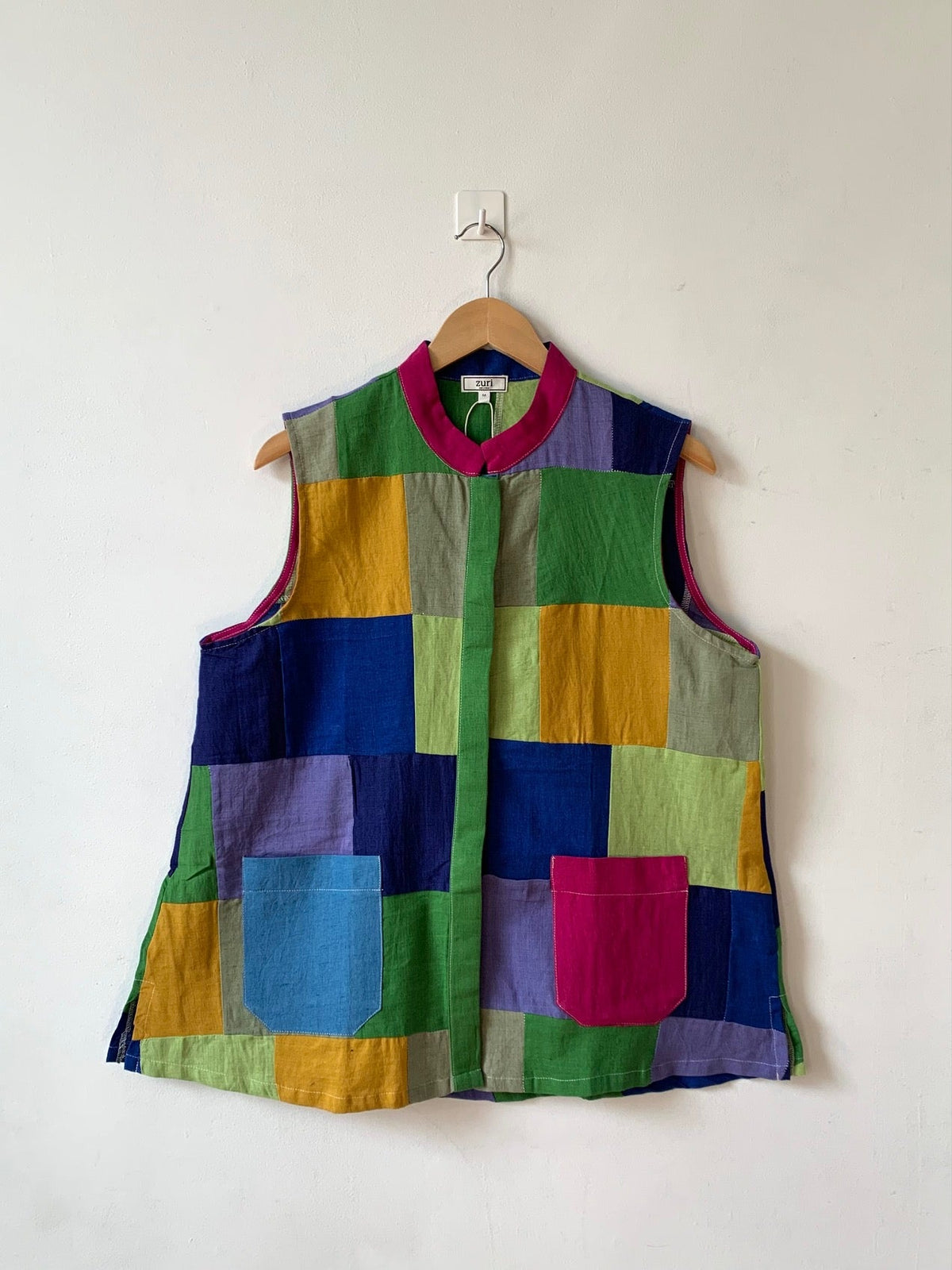 Halo Halo Patchwork Sleeveless Shirt