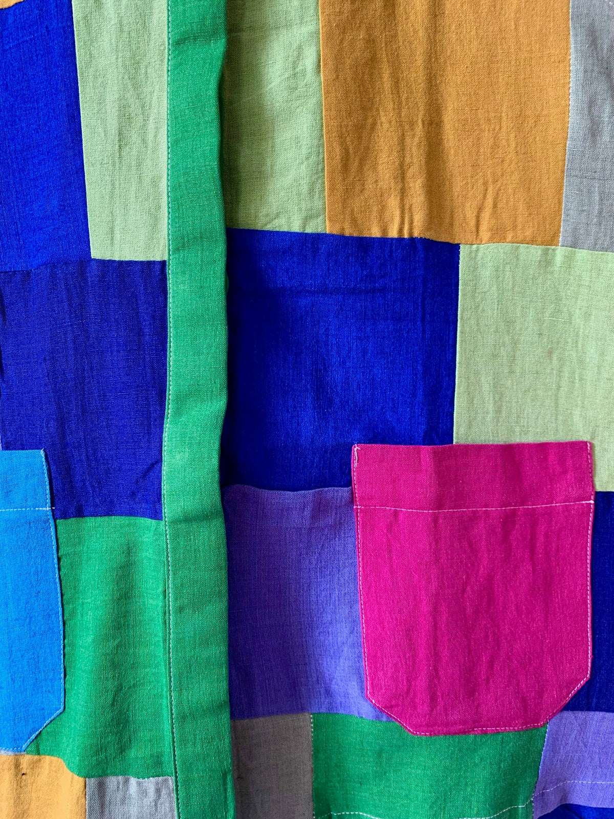 Halo Halo Patchwork Sleeveless Shirt