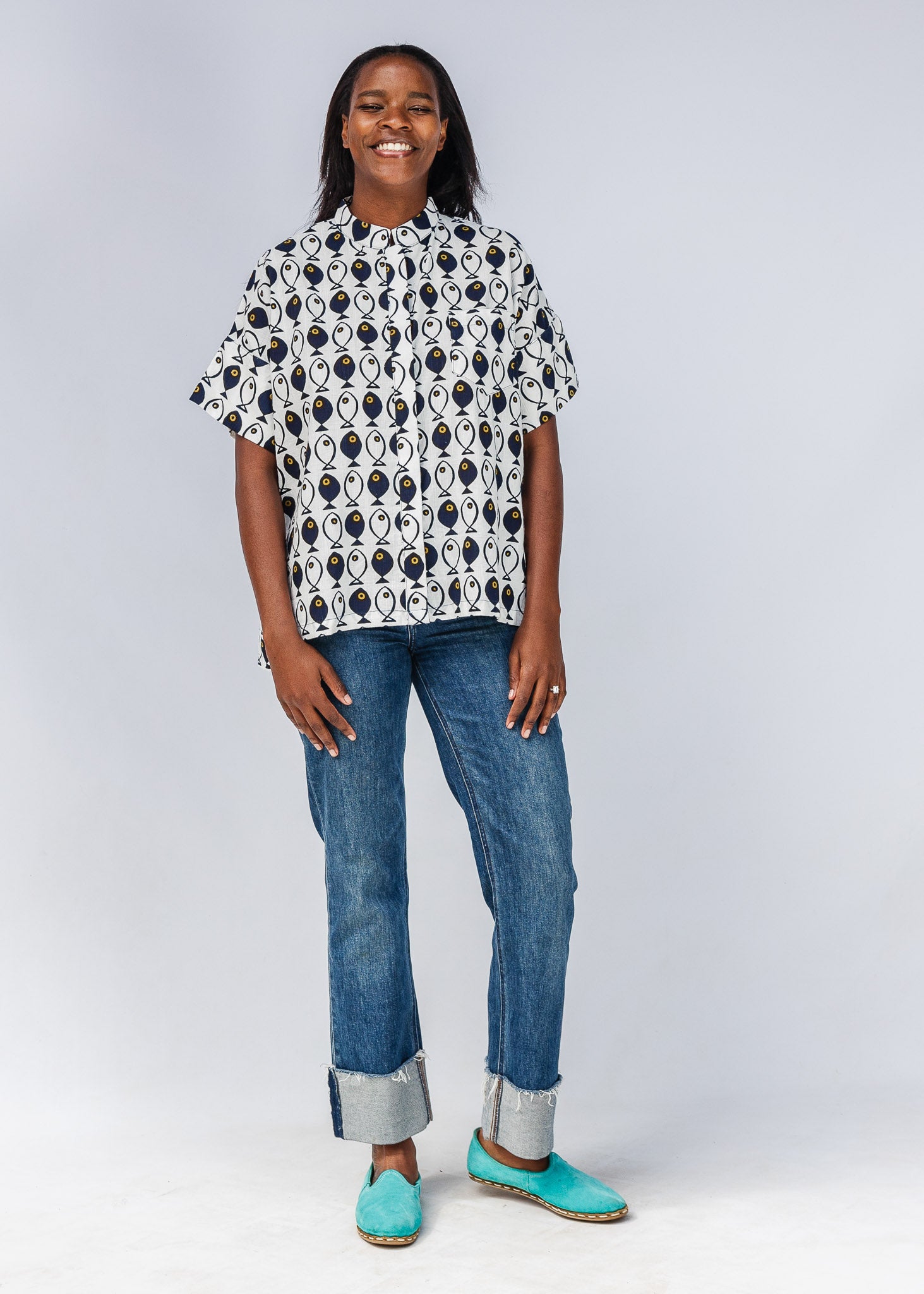 Fish Tales Short Sleeved Shirt