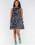 Callisto Patchwork Shift Dress