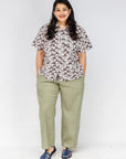 Collective Memory Relaxed Patchwork Short Sleeved Shirt
