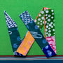 Display of patchwork batik belt