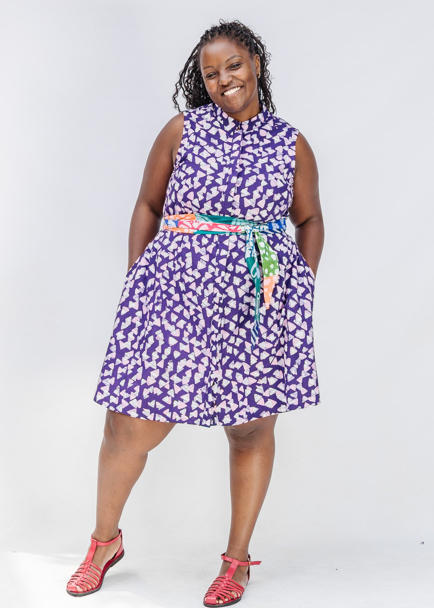 Catchlight Sleeveless Dress