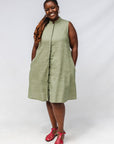 Sage Sleeveless Dress