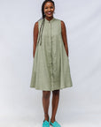 Sage Sleeveless Dress